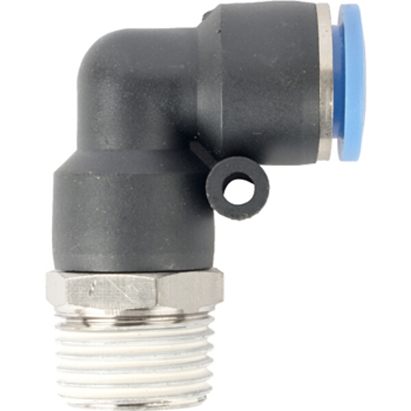 Aircraft Elbow 12mm-1/2 M Pu Hose Fitting Aircraft Elbow 12mm-1/2 M Pu Hose Fitting