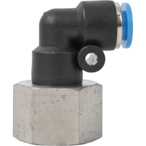 Aircraft Pu Hose Fitting Elbow 6mm-3/8 F Aircraft Pu Hose Fitting Elbow 6mm-3/8 F