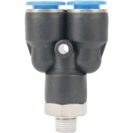 Aircraft Pu Hose Fitting Y Joint 10mm-1/8 M Aircraft Pu Hose Fitting Y Joint 10mm-1/8 M