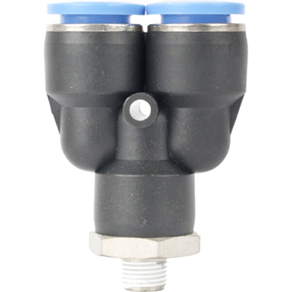 Aircraft Pu Hose Fitting Y Joint 12mm-1/8 M Aircraft Pu Hose Fitting Y Joint 12mm-1/8 M