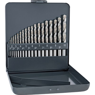 Alpen Super Drill Bit Set 19 Piece 1-10 X 0.5mm In Metal Case Alpen Super Drill Bit Set 19 Piece 1-10 X 0.5mm In Metal Case