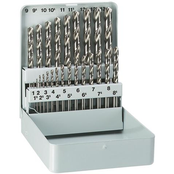 Alpen Cobalt Drill Bit Set 25 Piece 1-13mm X 0.5 In Metal Case Alpen Cobalt Drill Bit Set 25 Piece 1-13mm X 0.5 In Metal Case