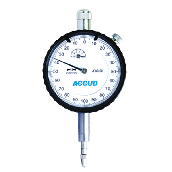 ACCUD Dial Indicator With Calibration Certificate 0-10mm (0.01mm) ACCUD Dial Indicator With Calibration Certificate 0-10mm (0.01mm)