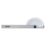 ACCUD Protractor 85X150mm 0-180 Degrees ACCUD Protractor 85X150mm 0-180 Degrees