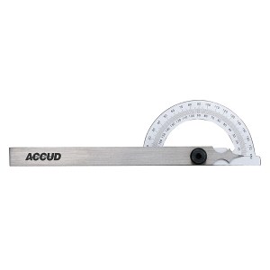 ACCUD Protractor 80X120mm 0-180 ACCUD Protractor 80X120mm 0-180