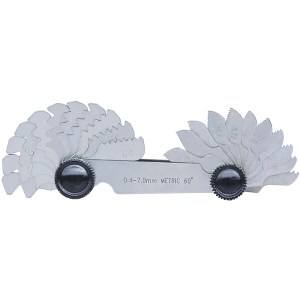 ACCUD Pitch Gauge Metric 60 0.25-7.0mm ACCUD Pitch Gauge Metric 60 0.25-7.0mm