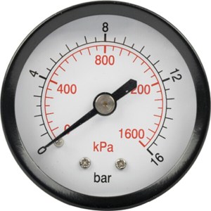 Aircraft Press. Gauge 50mm 1/4″ Rear Fit 0-16Bar 0-1600Kpa Aircraft Press. Gauge 50mm 1/4″ Rear Fit 0-16Bar 0-1600Kpa