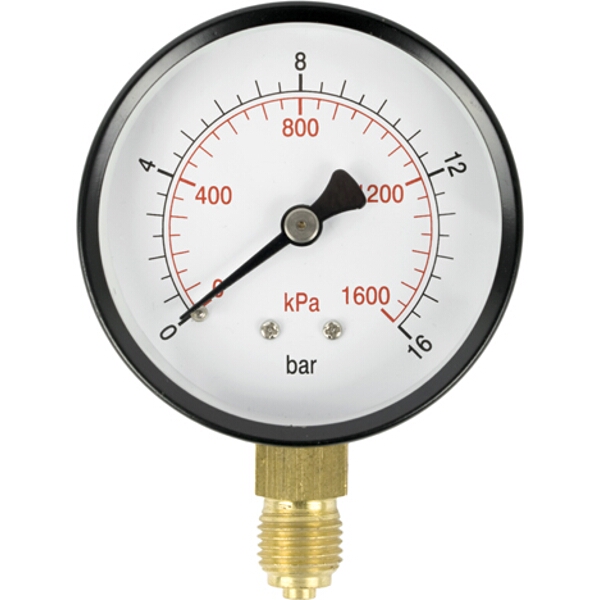 Aircraft Press. Gauge 63mm 1/4″ Bot. Fit 0-16Bar 0-1600Kpa Aircraft Press. Gauge 63mm 1/4″ Bot. Fit 0-16Bar 0-1600Kpa