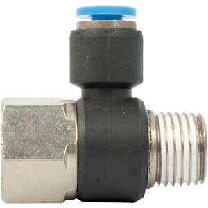 Aircraft Pu Hose Fitting Tee 4mm x 1/4″F x 1/4″M Aircraft Pu Hose Fitting Tee 4mm x 1/4″F x 1/4″M