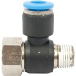 Aircraft Pu Hose Fitting Tee 6mm x 1/8″F x 1/8″M Aircraft Pu Hose Fitting Tee 6mm x 1/8″F x 1/8″M