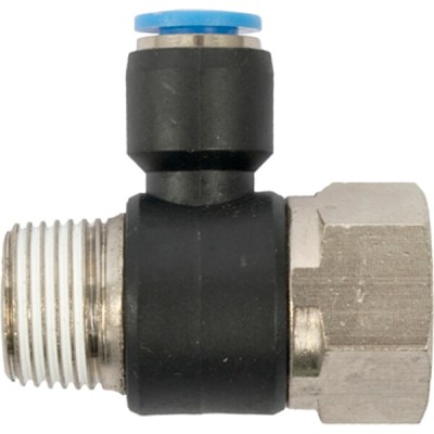 Aircraft Pu Hose Fitting Tee 6mm x 3/8″F x 3/8″M Aircraft Pu Hose Fitting Tee 6mm x 3/8″F x 3/8″M