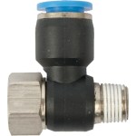 Aircraft Pu Hose Fitting Tee 8mm x 1/8″F x 1/8″M Aircraft Pu Hose Fitting Tee 8mm x 1/8″F x 1/8″M