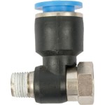 Aircraft Pu Hose Fitting Tee 10mm x 1/8″F x 1/8″M Aircraft Pu Hose Fitting Tee 10mm x 1/8″F x 1/8″M