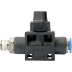 Aircraft Pu Hose Fitting Valve 6mm x 1/8″M Aircraft Pu Hose Fitting Valve 6mm x 1/8″M