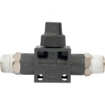 Aircraft Pu Hose Fitting Valve 1/4″M x 1/4″M Aircraft Pu Hose Fitting Valve 1/4″M x 1/4″M