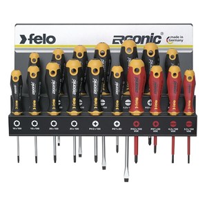 Felo 400 S/Driver Set 17Pc Ergonic/Vde Xxl-Steel Rack Sl/Ph/Pz/Tx Wall Felo 400 S/Driver Set 17Pc Ergonic/Vde Xxl-Steel Rack Sl/Ph/Pz/Tx Wall