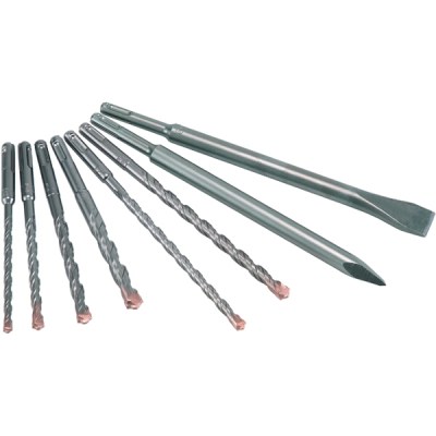 Alpen SDS Mixed Drill Bits 6 8 10 12 x 160mm 8 10x210mm 2x250mm Chisel I Alpen SDS Mixed Drill Bits 6 8 10 12 x 160mm 8 10x210mm 2x250mm Chisel I