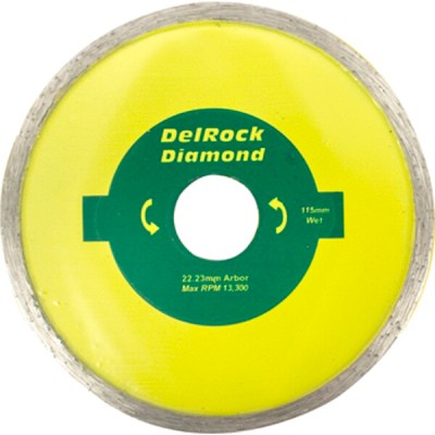Delrock Diamond Blade 115mm Cont. Rim Delrock Delrock Diamond Blade 115mm Cont. Rim Delrock