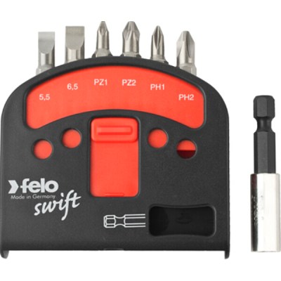 Felo Swift Box Bit Set 7Pce 6xBits & 1xBit Holder Felo Swift Box Bit Set 7Pce 6xBits & 1xBit Holder
