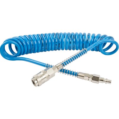 GAV Spiral Polyp Hose 4M x 8mm with Quick Couplers Bx15Pu4-5 GAV Spiral Polyp Hose 4M x 8mm with Quick Couplers Bx15Pu4-5