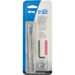 Kreg Custom Pocket Hole Plug Cutting – Bit Micro Kreg Custom Pocket Hole Plug Cutting – Bit Micro