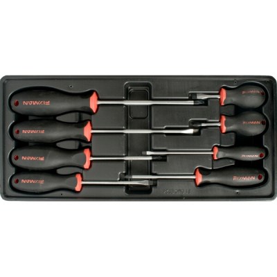 Fixman Tray 8 Piece Slotted And Phillips Screwdrivers Fixman Tray 8 Piece Slotted And Phillips Screwdrivers