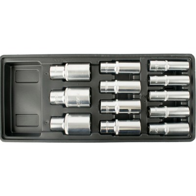 Fixman Tray 12 Piece 1/2″ Drive Deep Sockets Fixman Tray 12 Piece 1/2″ Drive Deep Sockets