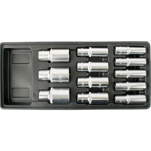 Fixman Tray 12 Piece 1/2″ Drive Deep Sockets Fixman Tray 12 Piece 1/2″ Drive Deep Sockets