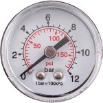 GAV Pressure Gauge 40mm 1/8 Rear GAV Pressure Gauge 40mm 1/8 Rear