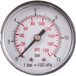GAV Pressure Gauge 50mm 1/8 Rear GAV Pressure Gauge 50mm 1/8 Rear