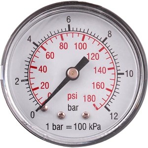GAV Pressure Gauge 50mm 1/8 Rear GAV Pressure Gauge 50mm 1/8 Rear