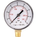GAV Pressure Gauge 0-16Bar 1/4Lower63mm GAV Pressure Gauge 0-16Bar 1/4Lower63mm