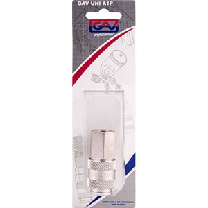 GAV Universal Quick Coupler 1/4F Packaged GAV Universal Quick Coupler 1/4F Packaged