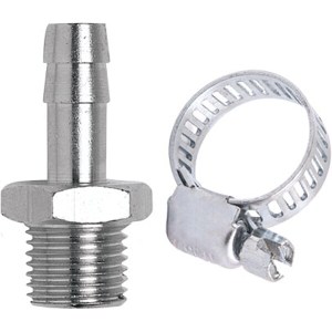 GAV Hose Adaptor 1/4″M X 8mm+Hose Cla GAV Hose Adaptor 1/4″M X 8mm+Hose Cla