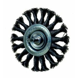 PG Mini Twisted Wire Wheel Brush 75mm PG Mini Twisted Wire Wheel Brush 75mm