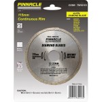 Diamond Blade Cont.Rim 115X22.22mm Pinnacle Diamond Blade Cont.Rim 115X22.22mm Pinnacle
