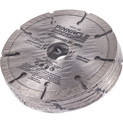 Diamond Blade Segmented 115mm Pinnacle Brand X10 Pack Diamond Blade Segmented 115mm Pinnacle Brand X10 Pack