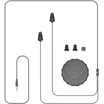 Plugfones Guardian Series Plugfone Black/Black Wired Earphones Plugfones Guardian Series Plugfone Black/Black Wired Earphones