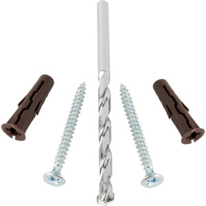 Rawlplug Curtain Pole Kit Uno07X10 With Screws And 7mm Drill Bit Rawlplug Curtain Pole Kit Uno07X10 With Screws And 7mm Drill Bit