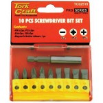 Tork Craft Screwdriver Bit Set 10 Pieces (Ph2x2.Pz2x3Slotted6mmx2.8mmx2) Tork Craft Screwdriver Bit Set 10 Pieces (Ph2x2.Pz2x3Slotted6mmx2.8mmx2)