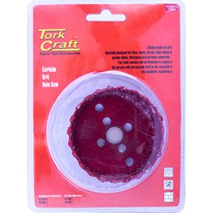 Tork Craft Hole Saw Carbide Grit 73mm – Red Tork Craft Hole Saw Carbide Grit 73mm – Red