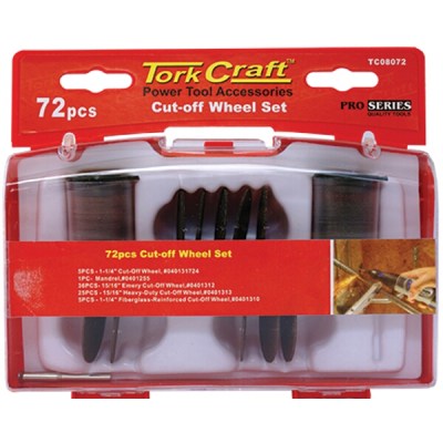 Tork Craft Mini Rotarty Cut-Off Wheel Set 72 Piece Tork Craft Mini Rotarty Cut-Off Wheel Set 72 Piece
