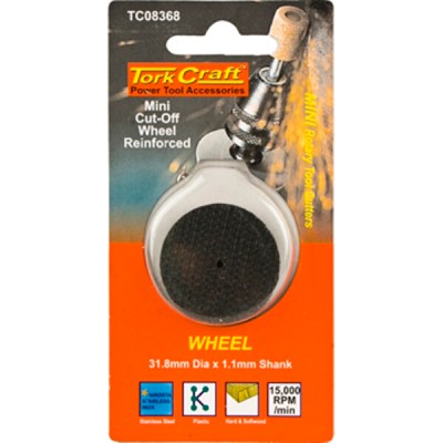 Tork Craft Mini Cut-Off Wheel Reinfor ced 31.8mm x 1.1mm Tork Craft Mini Cut-Off Wheel Reinfor ced 31.8mm x 1.1mm