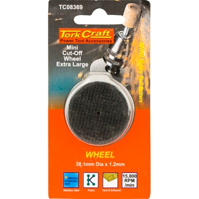 Tork Craft Mini Cut-Off Wheel Extra Large 38.1mm x 1.2mm Tork Craft Mini Cut-Off Wheel Extra Large 38.1mm x 1.2mm