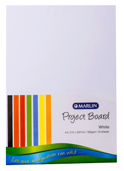 Marlin: Project Boards A4 10’s – White Marlin: Project Boards A4 10’s – White