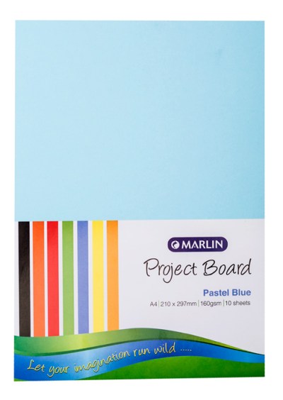 Marlin: Project Boards A4 10’s – Pastel Blue Marlin: Project Boards A4 10’s – Pastel Blue