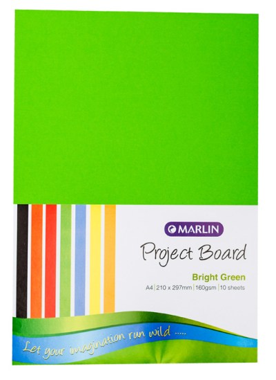 Marlin: Project Boards A4 10’s – Bright Green Marlin: Project Boards A4 10’s – Bright Green