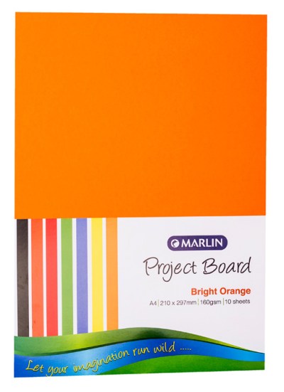Marlin: Project Boards A4 10’s – Bright Orange Marlin: Project Boards A4 10’s – Bright Orange