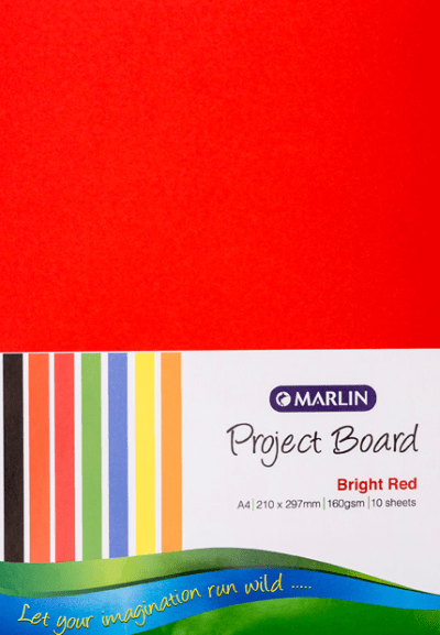 Marlin: Project Boards A4 10’s – Bright Red Marlin: Project Boards A4 10’s – Bright Red