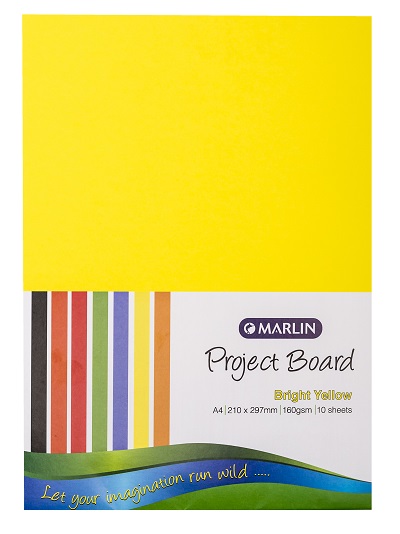 Marlin: Project Boards A4 10’s – Bright Yellow Marlin: Project Boards A4 10’s – Bright Yellow